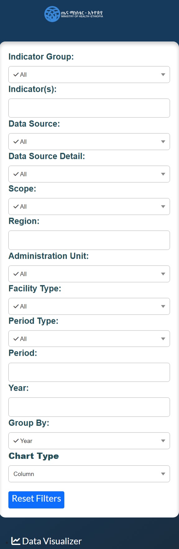 Advanced Live Data Visualizer Options