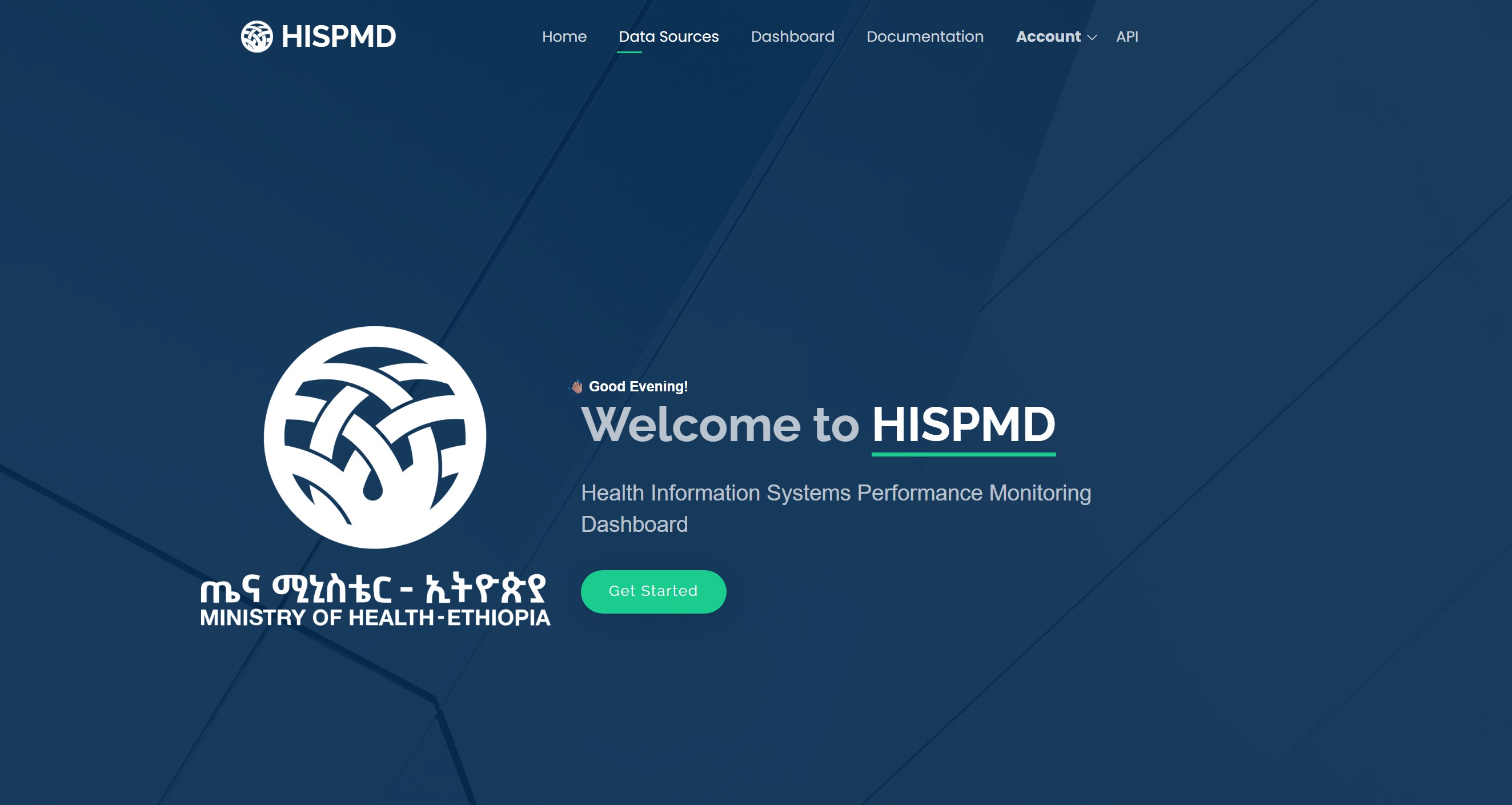 login page